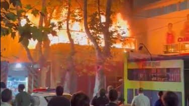 Incendio en el club Trouville en Pocitos