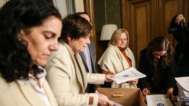 La ministra de Economía, Azucena Arbeleche, presentó la Rendición de Cuentas al Parlamento.