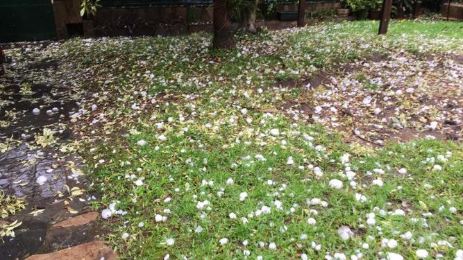 Posible caída de granizo.