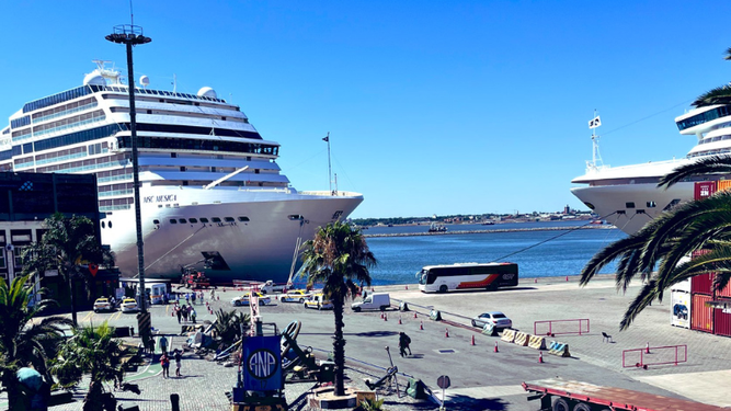 Siguen llegando los cruceros a Uruguay