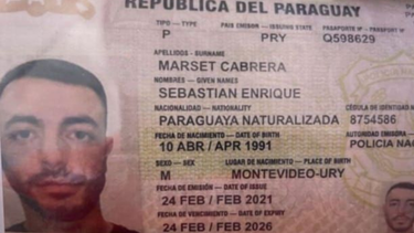 El fiscal de Delitos Económicos solicitará información a los ministerios del Interior y de Relaciones Exteriores por el pasaporte otorgado a Sebastián Marset.