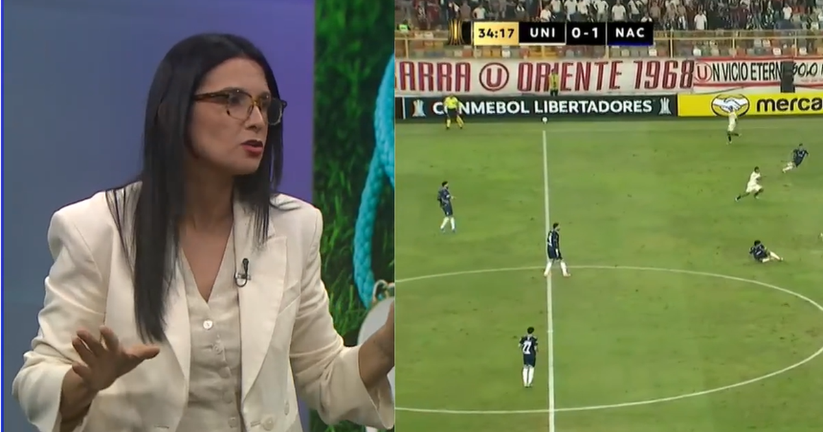Nacional cayó ante Universitario en Perú con un mal arbitraje de Benítez: el análisis de Claudia Umpiérrez