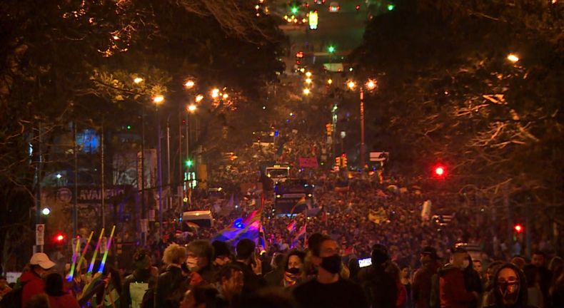 Marcha de la Diversidad en Uruguay