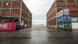 Puerto de Montevideo.