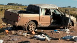 Murió un hombre de 70 años tras volcar la camioneta que conducía en Rocha