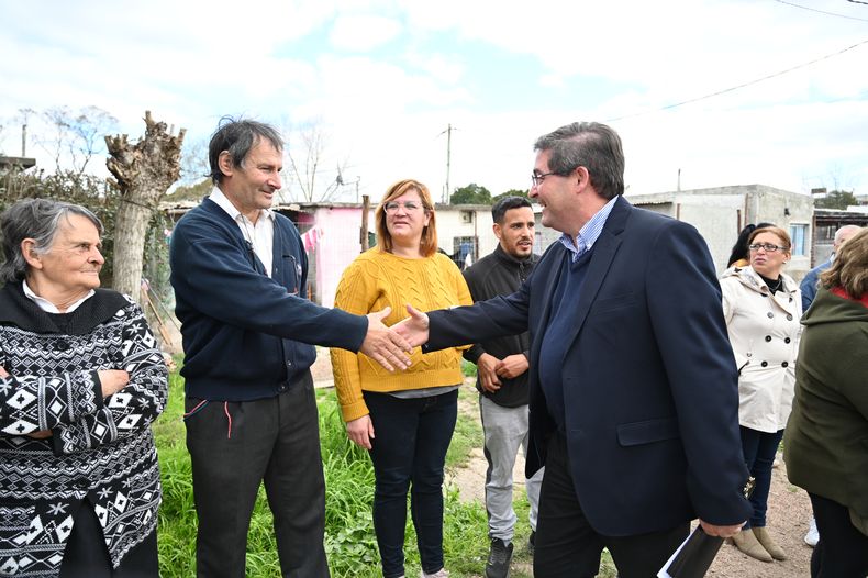 El presidente de ASSE en la reapertura de policlínica de Corfrisa.