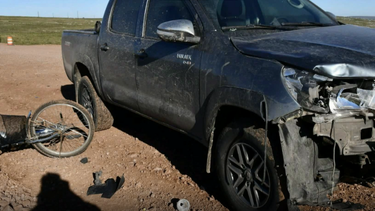 Falleció atropellado por una camioneta.