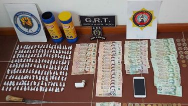 La Policía desmanteló punto de venta de drogas en Rocha