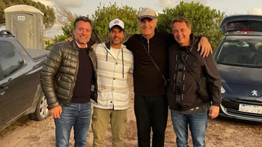 El terrible asado de Ruggeri con Lacalle Pou en La Paloma.