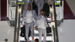 Con Neymar a la cabeza, Brasil aterrizó en Qatar.