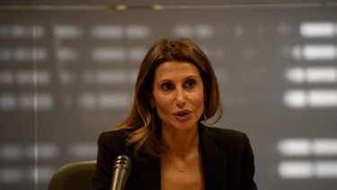 La embajadora de Palestina en Uruguay, Nadya Rasheed.