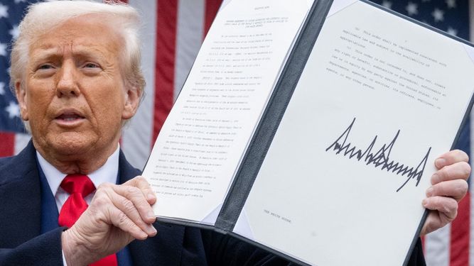 Donald Trump pausó por 90 días la aplicación de aranceles superiores al 10%, pero incrementó los de China