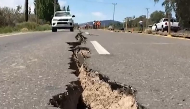 Así se vivió en vivo el sismo en Argentina desde un canal de TV