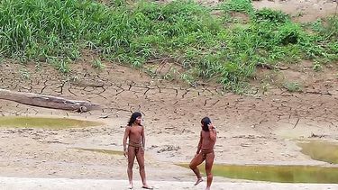 descubren una tribu aislada en peru al acercarse al rio en busca de alimentos