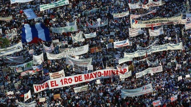 ¿Cómo se celebró el 1° de mayo en el mundo?