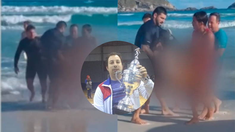 Uruguayo falleció en playa de Brasil.&nbsp;