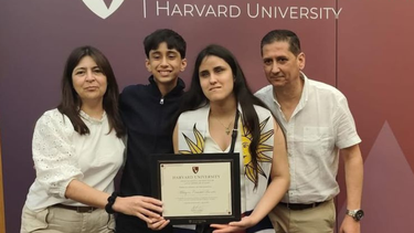 Milagros Costabel egresó de Harvard.