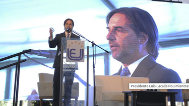 El presidente de la República, Luis Lacalle Pou, participó&nbsp; del evento por el Día de la Exportación, organizado por la Unión de Exportadores y el BROU.