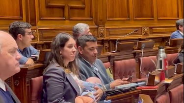 Diputado colorado Sebastián Sanguinetti destacó que la diputada Macarena Sierra del Frente Amplio haya  amamantando en la sesión.