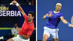 Djokovic y Nadal.