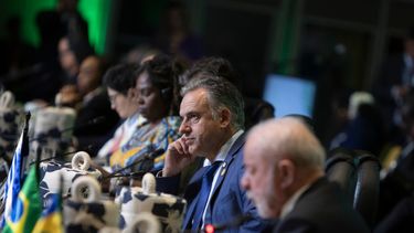 Yamandú Orsi, en reunión plenaria del foro Celac-África en Bogotá.