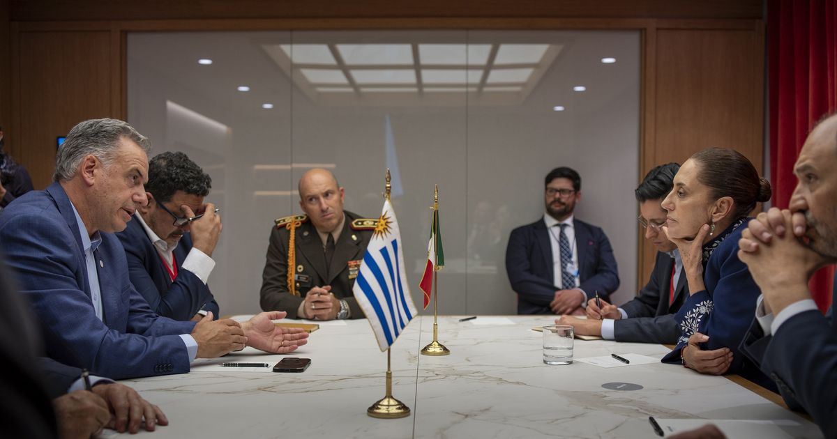 Reunión con Sheinbaum, visita a centro de tecnología y encuentro con uruguayos: la agenda de Orsi en España