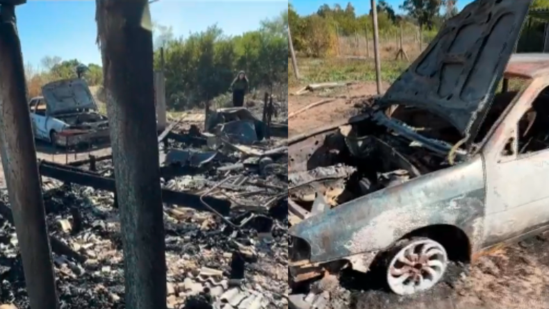 Fallecido en incendio en Rocha.