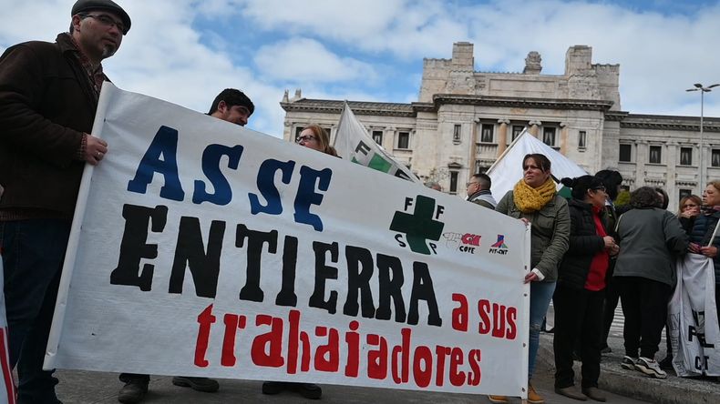 La Federación de Funcionarios de la Salud Pública (FFSP) realizará una movilización este jueves.