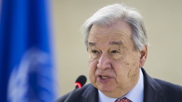 Secretario general de las Naciones Unidas (ONU), António Guterres.