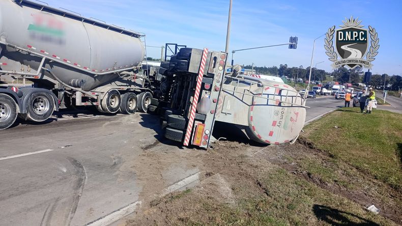 VUELCO CAMION
