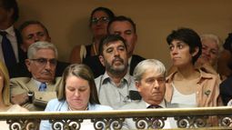 El presidente del Frente Amplio, Fernando Pereira, presenció la rendición de cuentas 2023 del gobierno en el Parlamento.