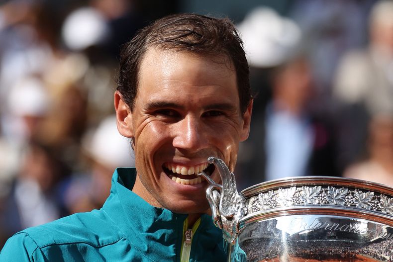 Nadal aumentó su récord de títulos de Grand Slam a 22.