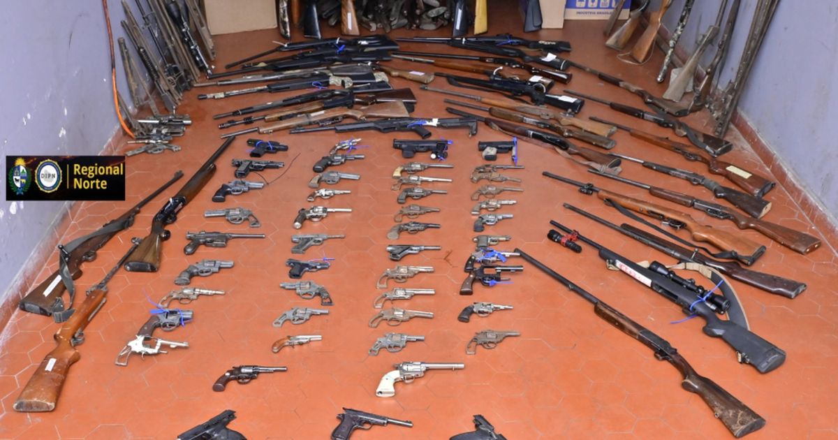 Operación Ares desarticuló una banda dedicada a la venta de armas y contrabando de cigarrillos en Rivera