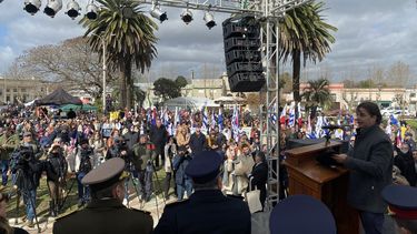 Lacalle Pou saludó los 150 años de Solís de Mataojo &nbsp;y destacó la importancia de la ruta 8 en su economía @LuisLacallePou
