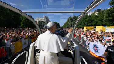 Papa León XIV en Madrid. Papa León XIV en Madrid.