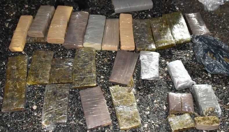 Incautaron casi 11 kilos de marihuana en Minas.